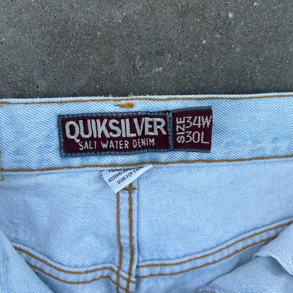 Quiksilver Light Blue baggy Men Jeans - Picture 4 of 4